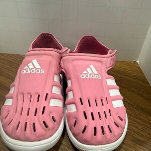 Adidas Pink Size 7 Closed-Toe Summer Water Sandals